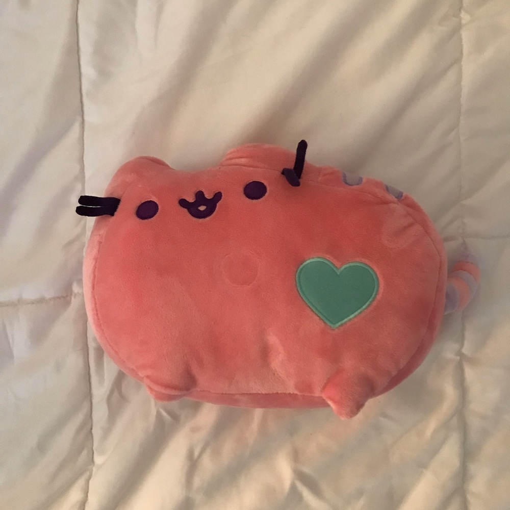 Pusheen pastel pink heart plush